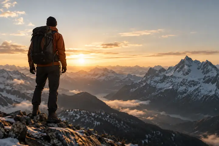 Mountain sports image