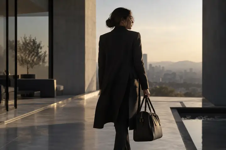 Woman carrying a bag