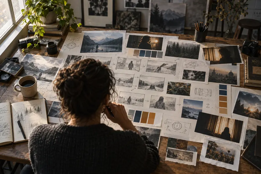 Brief conceptuel de vidéo IA non structuré