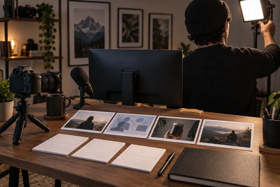 Refined AI video example prepared for a broader creative presentation