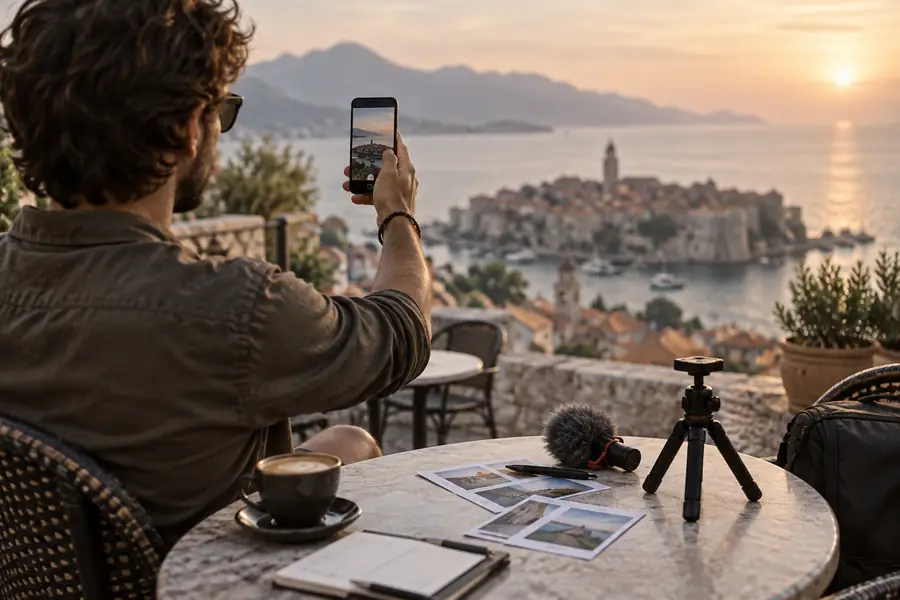 Cinematic product marketing scene produced from a refined concept