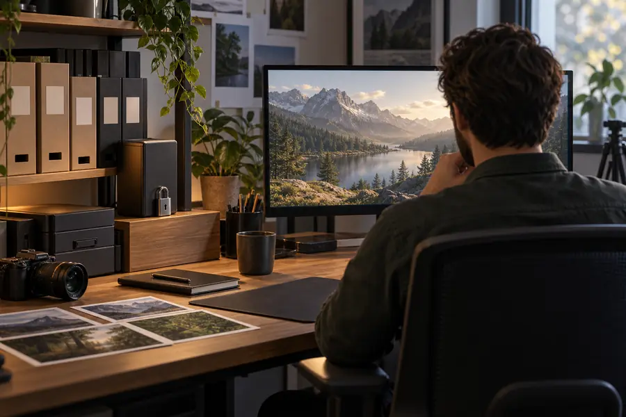 Reviewed creative visual prepared for a controlled production