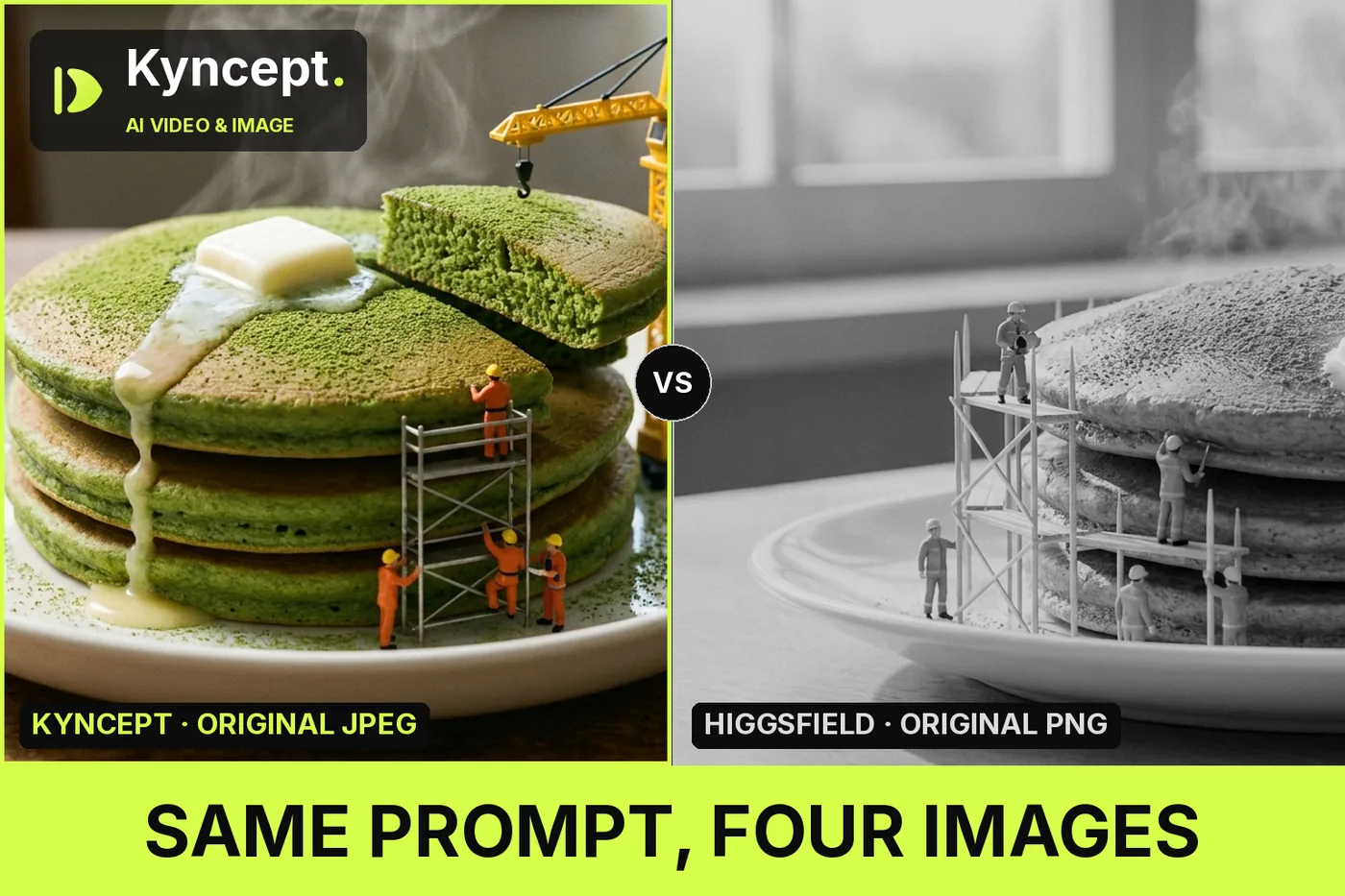 Higgsfield AI Image Generator Review: 4 Matcha Images, 2 Credits